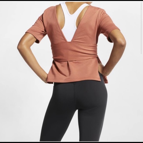 Nike Studio Yoga Training Wrap Top - Picture 5 of 8
